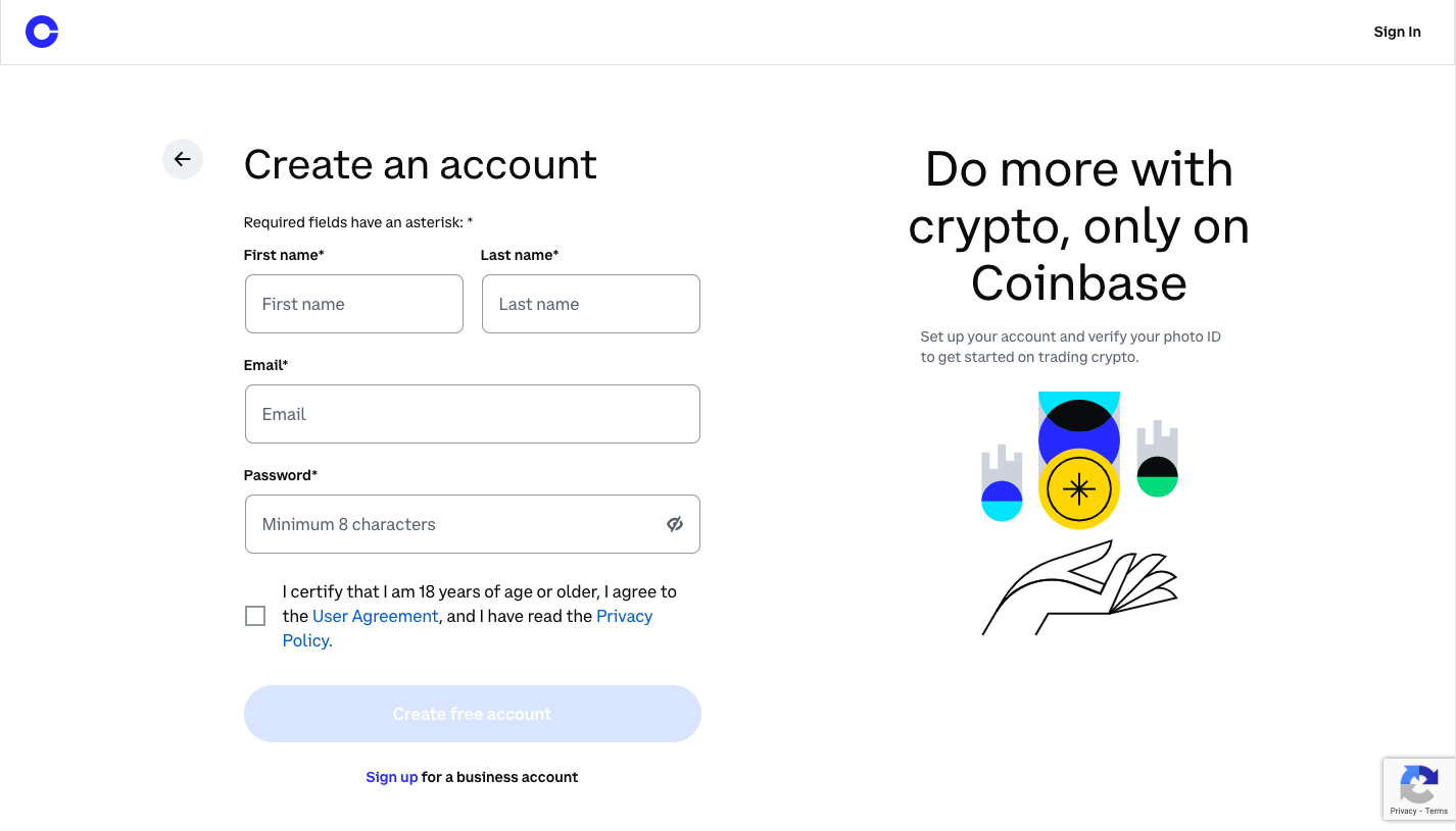 coinbase getting started